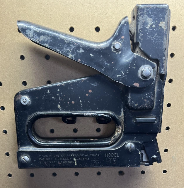 VTG BOSTITCH T5 Tacker Staple Gun Heavy Duty Stapler Tacker Tool Model