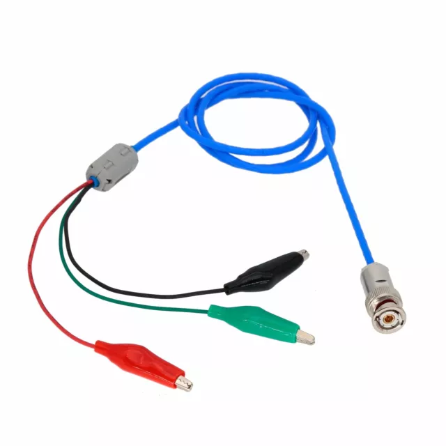 Triax 2-Lug TRB Male to 35mm Test Alligator Clip 1~9FT Cable For Keithley Fluke