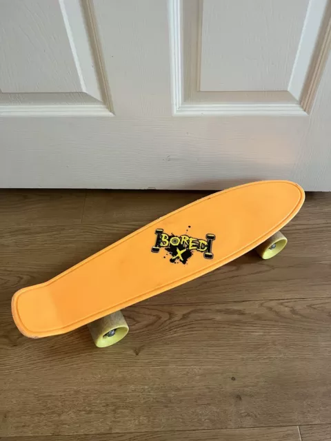 Skateboard Bored X ORANGE 21'' Long Retro Style Penny Board Kids