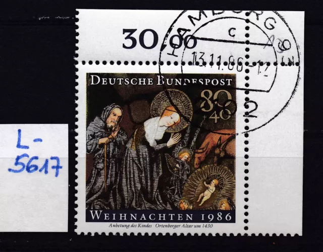 BRD - Mi 1303 - EST Ersttag -  Vollstempel Hamburg - Eckrand - Ecke 2 - L5617