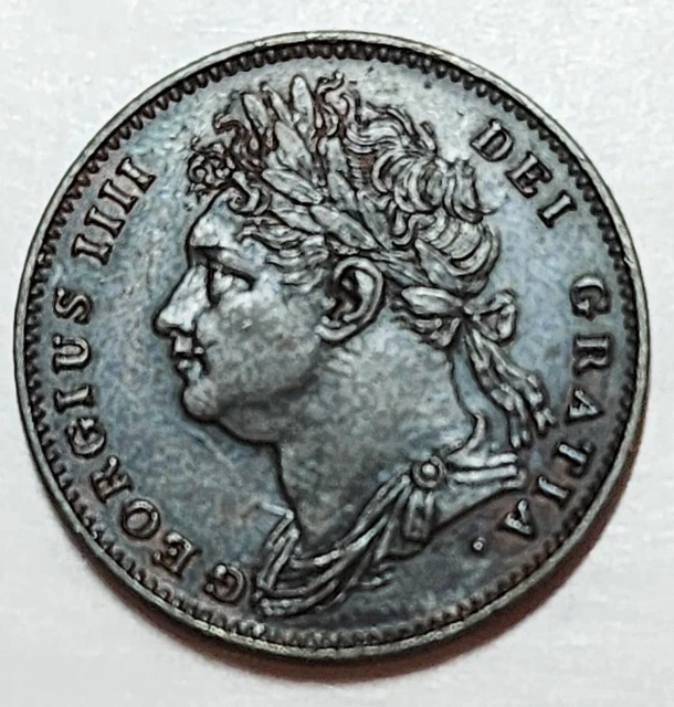 1825 UK Farthing King George IIII