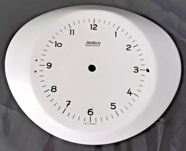 Quadrante in ceramica per orologio da parete tedesco Hettich Schwebegang