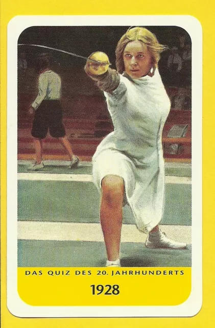 Helene Mayer Fencing Olympics Cool Sports Collector Card from Europe BHOF