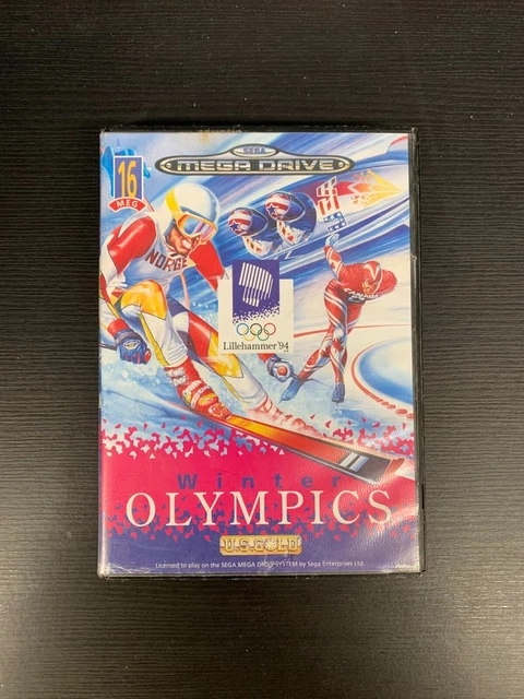 Boîte VIDE Sega Megadrive - Jeu Winter Olympics US Gold - Pour Collection - Etat Correct