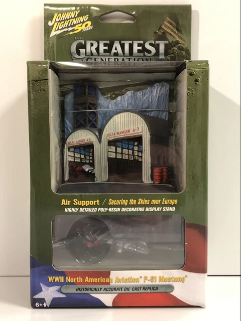 Avion De Chasse Mustang P-51D North American En Alliage Moulé 1:48 - Modèle Militaire Avec Support - Édition Limitée