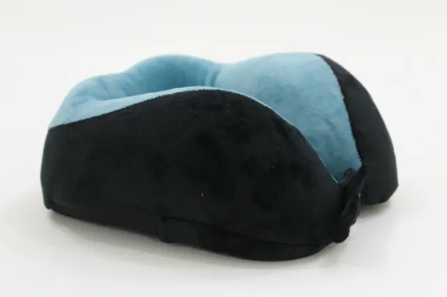 Travel Pillow U Shaped Memory Foam Neck Support Head Rest Airplane Cushion (blu)