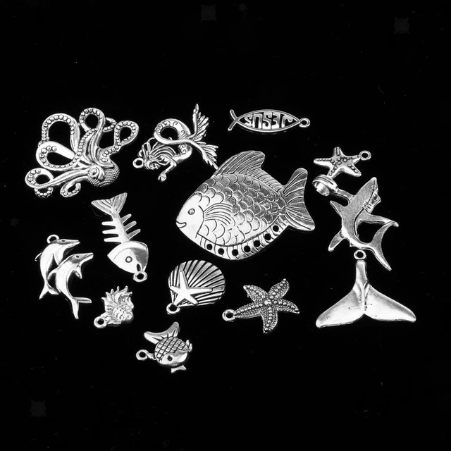 Vente En Gros  D'animaux Assortis Dolphin  Pendentif Charms