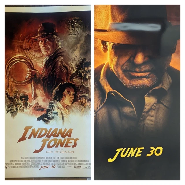 INDIANA JONES DIAL OF DESTINY Original DS Teaser & Final Movie Posters 27x40 51.00 PicClick