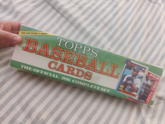 Topps 1990 Complete Set Major League Baseball Cards NEW SEALED Ken Griffey Jr
