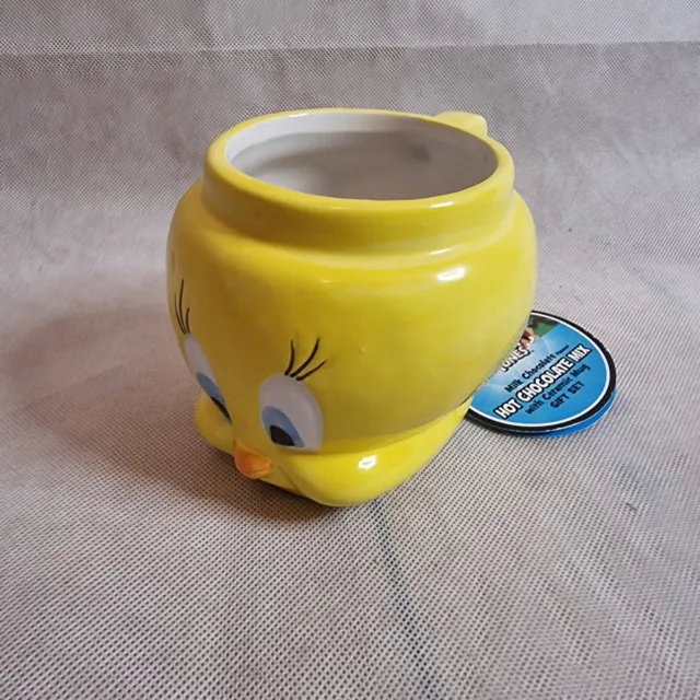 Tweety Mug Looney Tunes Ceramic 3D Coffee Mug / With Tags