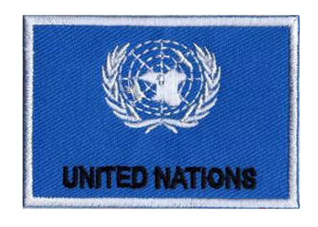 Patch écusson patche NATIONS UNIES ONU 70 x 45 mm Finul Militaire brodé