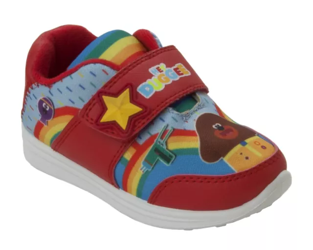 Scarpe Da Ginnastica Ufficiali Per Ragazzi Hey Duggee Carattere Rosso Scarpe Casual Bambini Taglia Uk 5-10