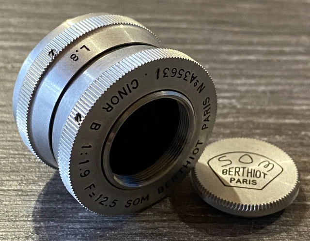 Objectif De Cinéma SOM Berthiot Cinor B - F12.5 1:1.9 - Monture D - Occasion