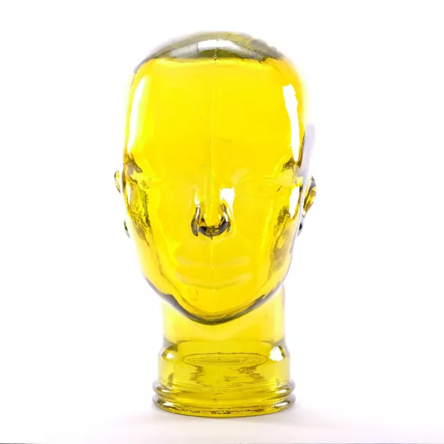 GLAS KOPFHÖRERSTÄNDER "TRANSPARENT GELB" | Kare Design 39955 | Headset Ständer 3