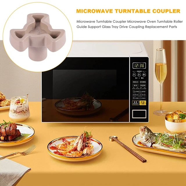 MICROWAVE TURNTABLE COUPLER Microwave Oven Turntable Roller Guide