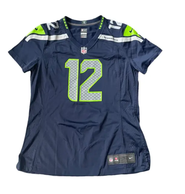 Seattle Seahawks NFL Jersey (Size L) Women's Nike Home Top - Fan 12 - New