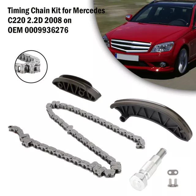 Timing Chain Kit pour Mercedes C220 2.2D 2008 on OM651.911 0009936276 H