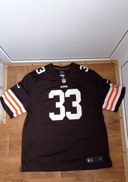 Trent Richardson #33 Cleveland Browns NFL Nike Jersey Size XXL 2XL