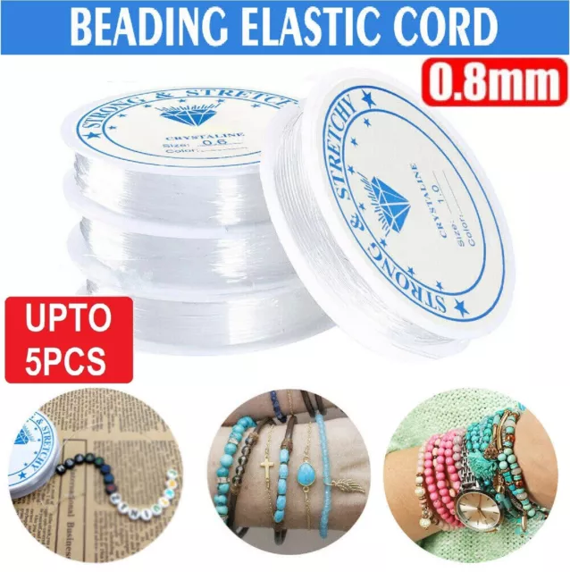 12M/Roll Super Strong Stretch Elastic Cord String Bead Beading Jewelry  Bracelet