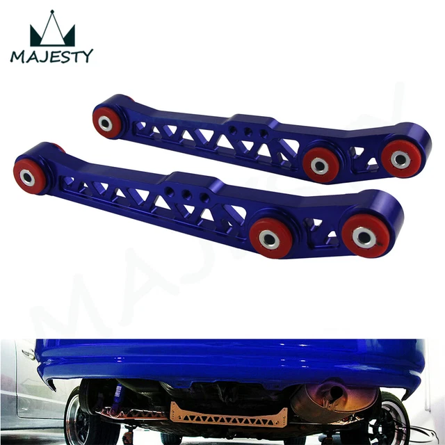 SPEEDY Rear Lower Control Arms Kit For 88-95 Civic EF/EG & 94-01 Integra – Aluminum/Polyurethane