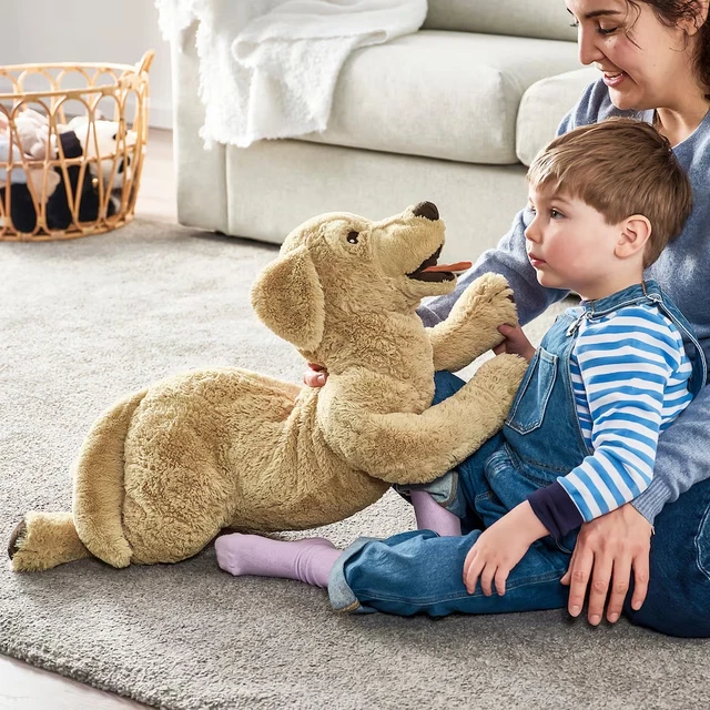 IKEA GOSIG GOLDEN Soft Toy Dog Golden Retriever Cuddly Big Dog