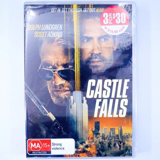 NEW Castle Falls (DVD, 2021) Action Thriller - Scott Adkins, Dolph Lundgren - R4