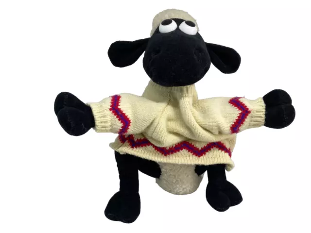 Shaun The Sheep Vintage Soft Toy Plush Sound Baa Wallace & Gromit Born to Play