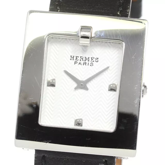 Reloj de cinturón HERMES BE1.210 esfera blanca cuarzo señora_790241