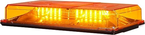 HighLighter LED Plus Amber Dome Class 1 Mini Lightbar (Suction-Cup Magnet Mount)