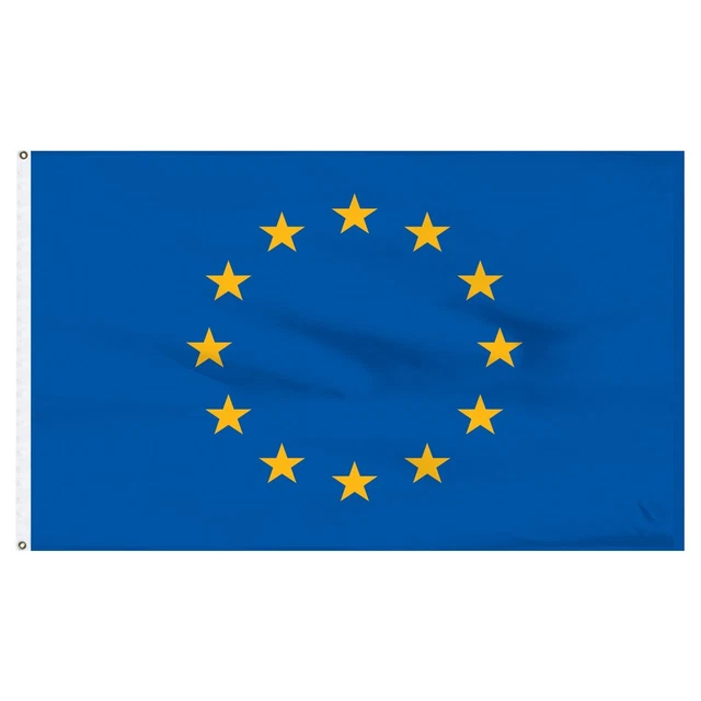 Drapeau De Table Union Européenne AZ FLAG - 28 Pays 15x10cm | Petit Drapeau Bureau Europe