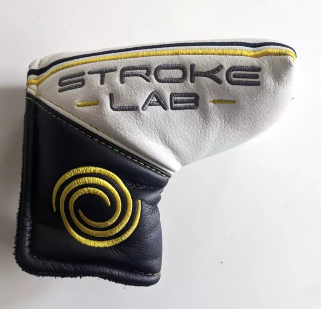 Odyssey Stroke Lab Blade Putter Headcover- Black-White-Yellow used-VG+