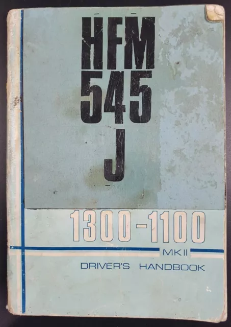 Original Vintage Austin Morris Mk 2 Drivers Handbook 1300 - 1100