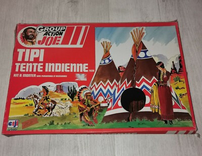 CEJI ARBOIS 1978 Tipi GROUP ACTION JOE NEUF kit à monter Tipi Tente indienne 