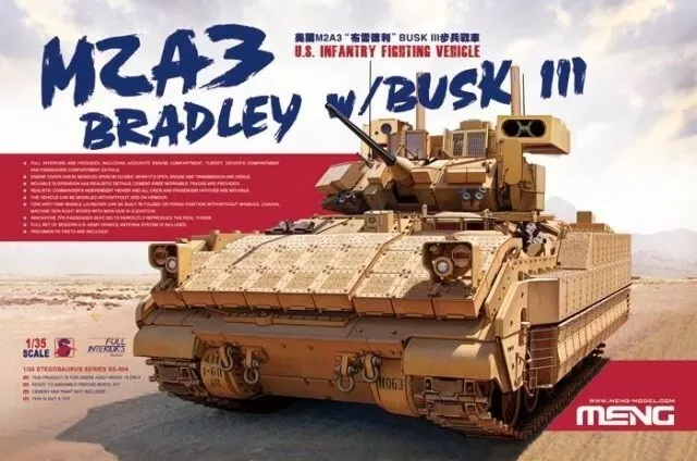 Meng Modell SS-004 1:35 Maßstab M2 A3 Bradley mit Busk III US Infanterie Fahrzeug