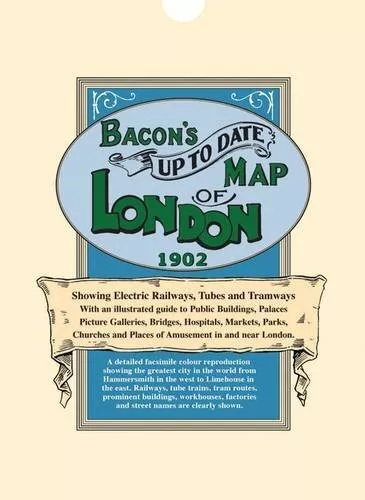 Bacon's Up-to-Date Map of London 1902 by G W Bacon Mixed media product Book The