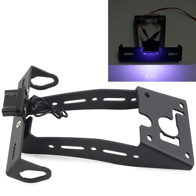 Staffa telaio supporto targa posteriore con luce LED per Yamaha XSR900 2022+