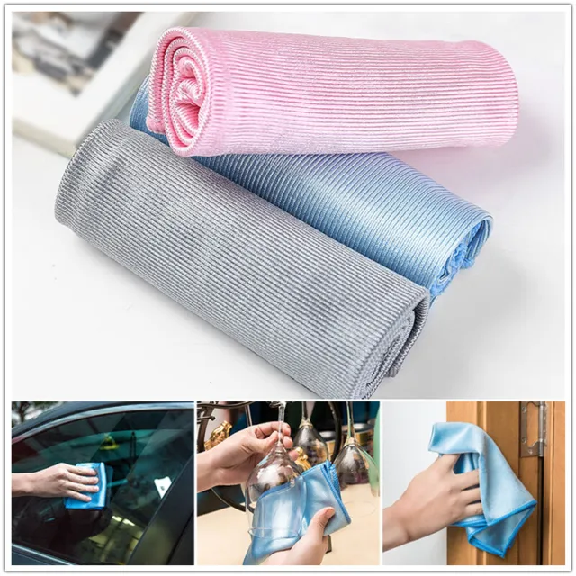 Microfiber Window Car Clean Rag Towel Dish Cloth Kitchen Gadget DIY Supplies