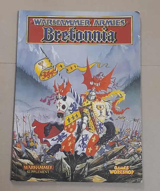 Warhammer Fantasy BRETONNIA ARMY BOOK 5th Edition 1996 GW OOP VGC Very Rare