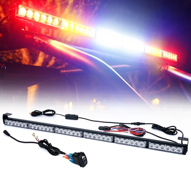 36& LED REAR Chase Strobe Light Bar w/ Brake Reverse OffRoad ATV UTV