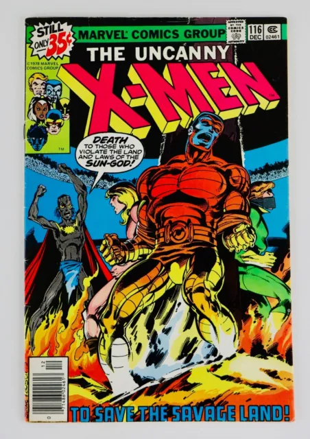 X-Men #116 Newsstand Uncanny Marvel 1978 No Reserve!