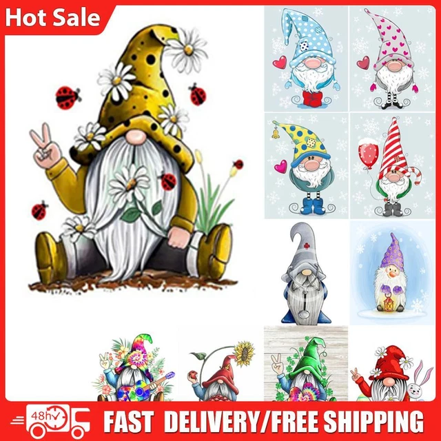 40x50cm Paint By Numbers Gnome Oil for Adults Children Room Home Wall Decor Gift