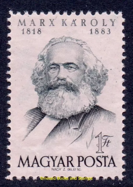 EBS Hungary 1953 - Karl Marx - Michel 1305 C - MNH**