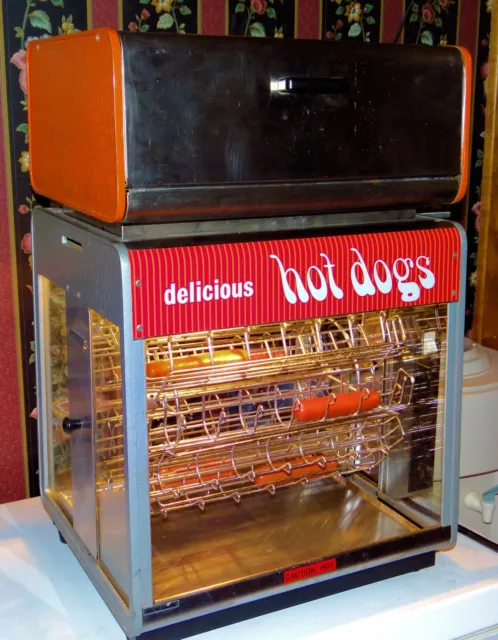 VINTAGE STAR 175H Hot Dog Machine Cradle Rotisserie BROIL O DOG with ...
