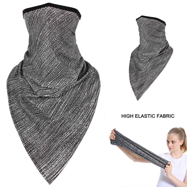 Cooling Triangle Face Mask Neck Gaiter Scarf Breathable Bandana Balaclava Shield