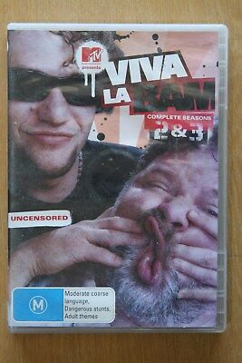 Viva La Bam : Season 2-3 (DVD, 2006, 3-Disc Set)     Preowned (D211)