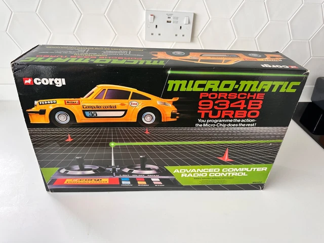 VINTAGE CORGI MICRO-MATIC Porsche 934B Turbo (model M6500) radio ...