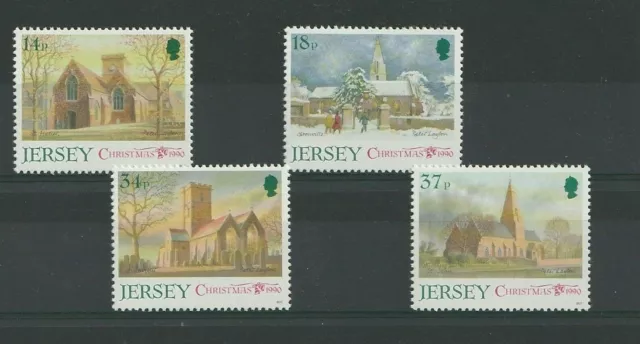 JERSEY 1990 Christmas set - SG 535/38 - u/m