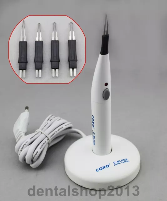 110V Coxo Dental Cordless Gutta Percha Teeth Gum Cutter Endo Gutta Cutter+4 Tips