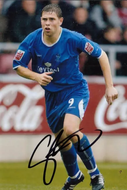 Grant Holt Hand Signed Rochdale 6x4 Photo Football Autograph