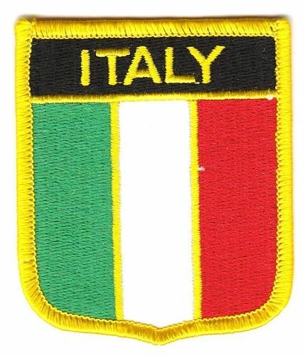 Wappen Aufnäher Italien Patch Flagge Fahne
